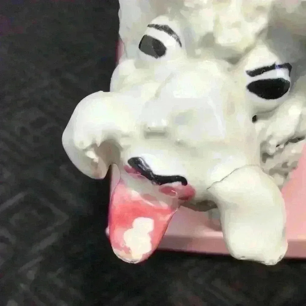 MCM Vintage Poodle Cart Planter Ceramic Made In Italy - Picture 10 of 15